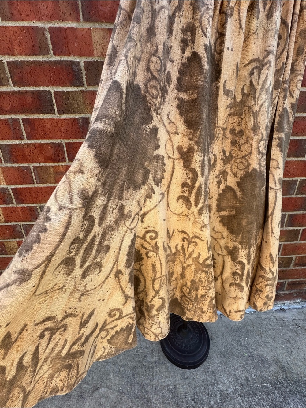 Ralph Lauren Skirt 100% Linen MIDI Heirloom Vintage-Inspired Heritage Prairie - Picture 13 of 14